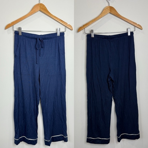 Auden Cloud Knit Blue Pajama Pants with Pockets (XS) - Picture 1 of 5